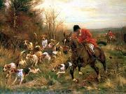 unknow artist Classical hunting fox, Equestrian and Beautiful Horses, 178. china oil painting reproduction